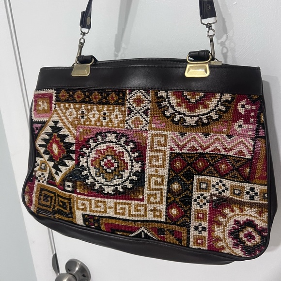 Multicolor Patterned Women's Bag - Picture 2 of 4